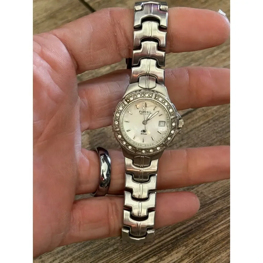 Fossil blue watch